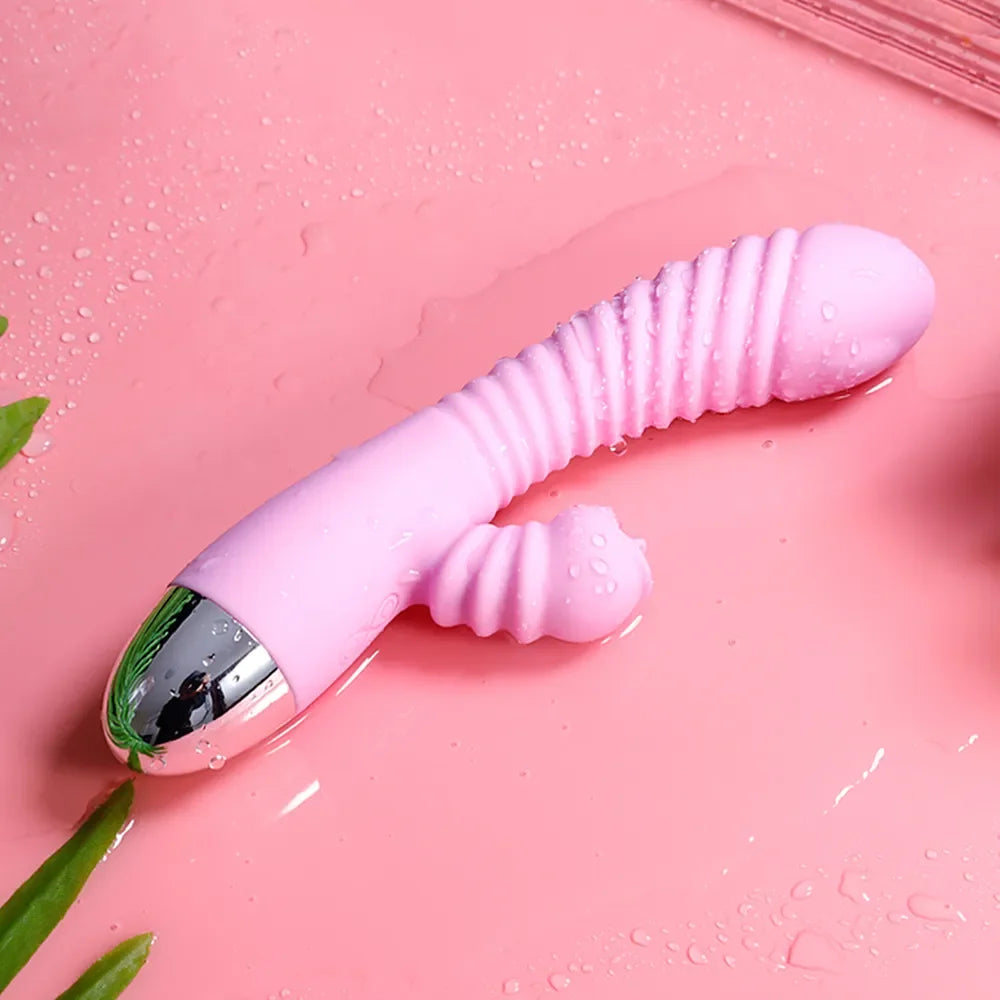 🌸 Vibe Lick™ 2-in-1 Clit and G-Spot Stimulator – Dual Sensation Pleasure Wand