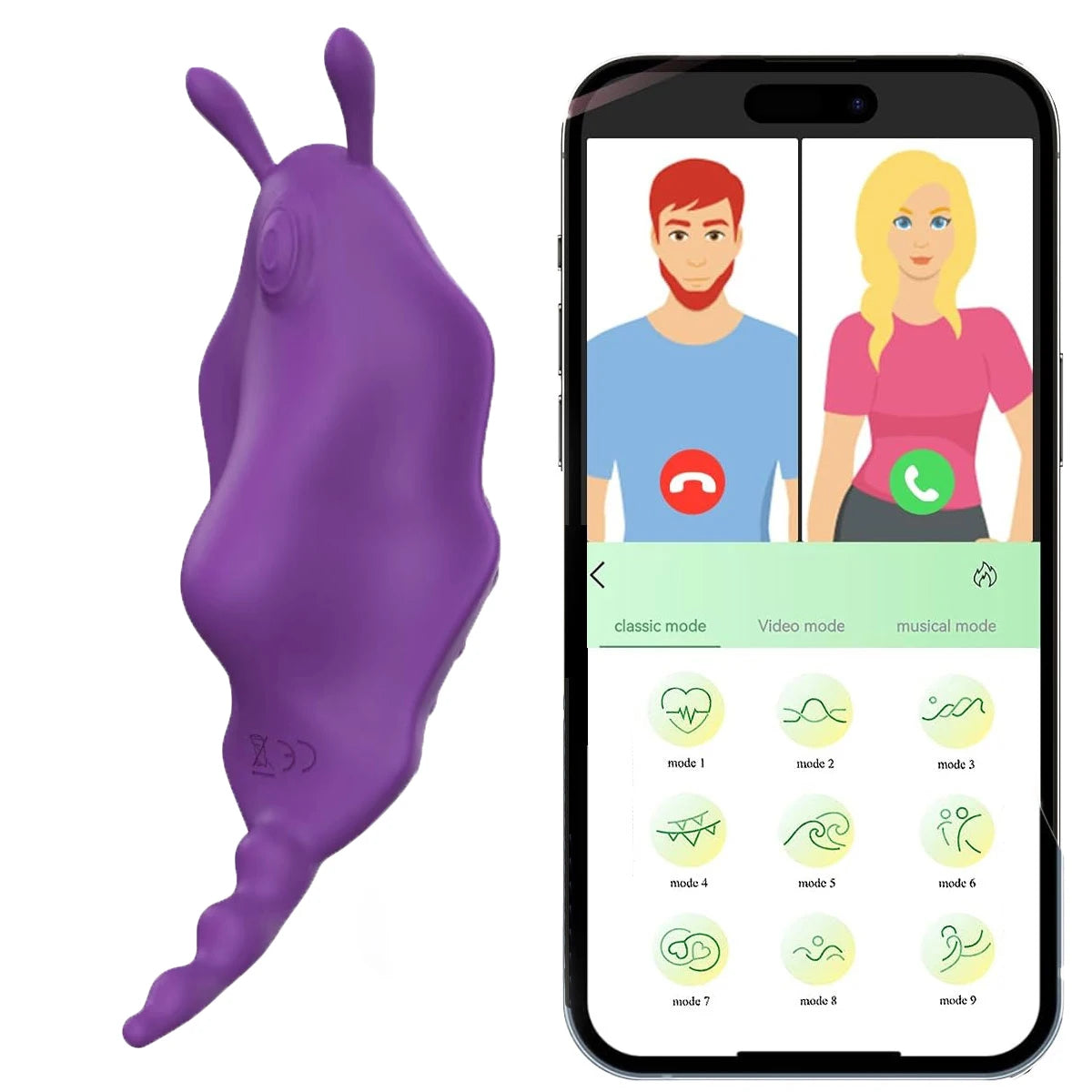 App Control Powerful Dildo Vibrator Tongue Wearable Clit Vagina G Spot Massager Nipple Anal Female Masturbate Sex Toy for Women