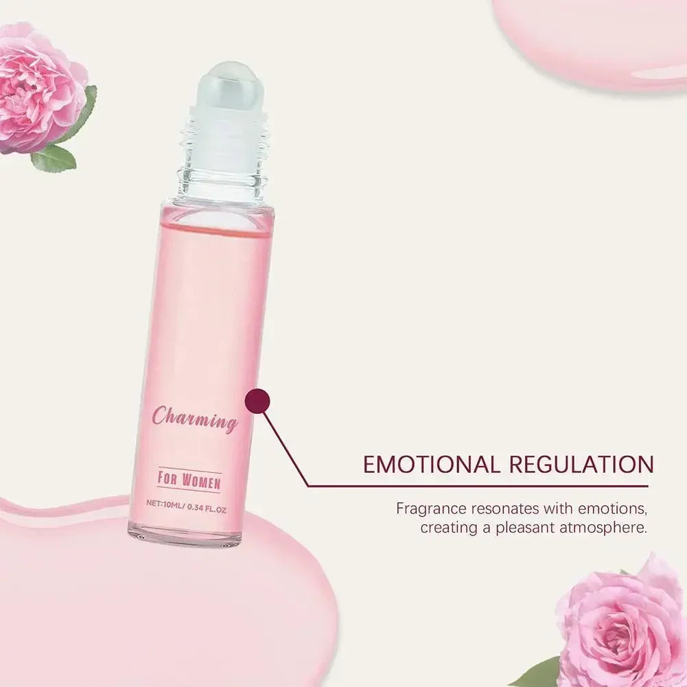 Roller Perfume – Rose Scent | Unisex Long-Lasting Attraction Fragrance