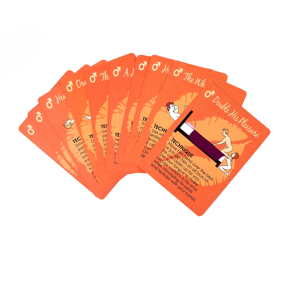 Fifty Shades of Foreplay — Oral and Position Card Game for Couples