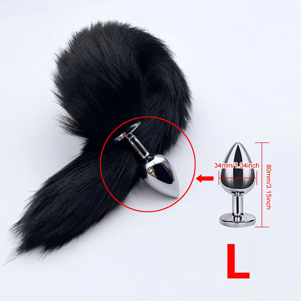 Stainless Steel Butt Plug with Rounded Tip – Hypoallergenic Metal Anal Toy for Beginners and Couples