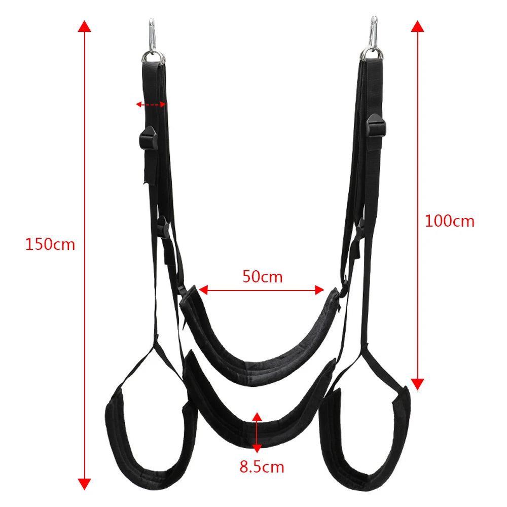 Adjustable Sex Swing Strap – Intimate Position Enhancer for Couples, Durable Webbing Bondage Belt for Bedroom Play