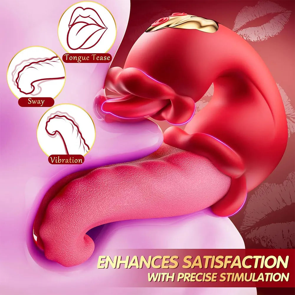 Luxe Lick — 4-in-1 Tongue Thrusting and Clit Sucking Vibrator