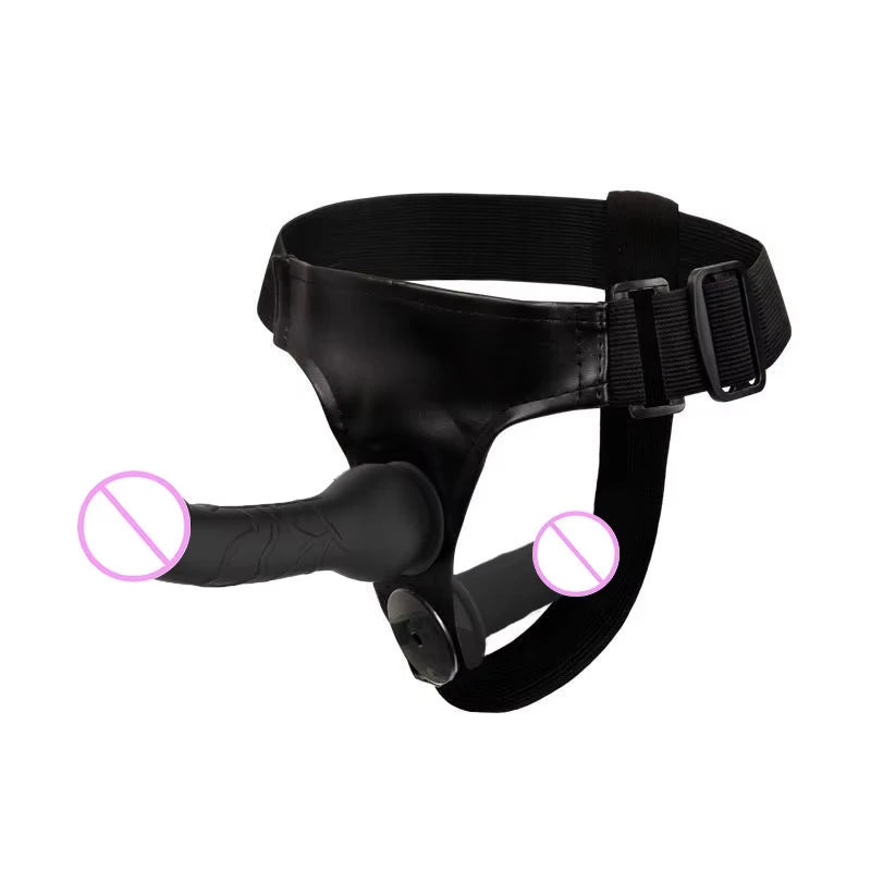 For Lesbian Women Erotic Toys Leather Wearable Strapon Penis G Spot Stimulator Adult Sex Toys Strap on Dildos Pants Sex Toy