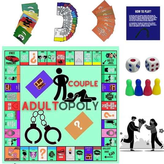 Adult Couple Intimacy Deck – Romantic and Erotic Game Cards | 18+ Date Night &amp; Foreplay Game | 55 Cards