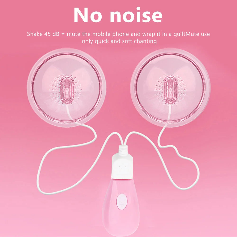 Nipple and Clitoral Stimulator – Vacuum Suction Vibrator for Breast Massage and Female Pleasure