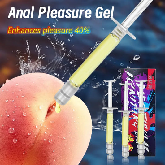 Intensified Anal Euphoria Gel – Premium Edition | 3 Vials (3ml Each) | Water-Based Lubricant for Enhanced Anal Comfort and Pleasure