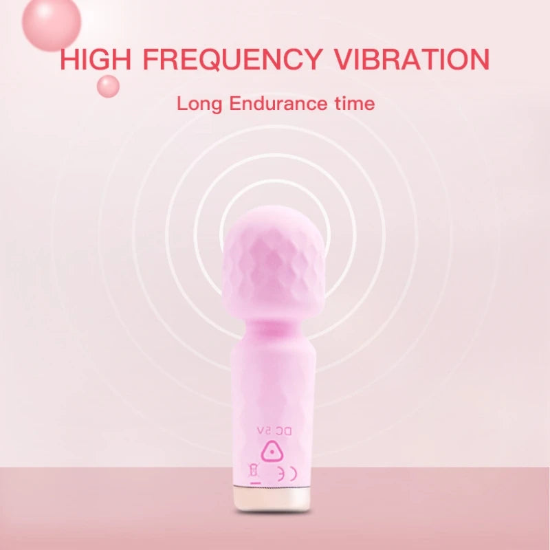 Mini vibrator sex toy, personal body massager, rechargeable, silent, strong vibration, suction, female masturbation sex toys.