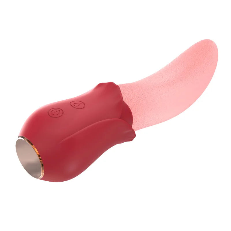 💋 Tongue Tease™ Licking Vibrator – Intense Oral Sensation for Nipple & Intimate Play
