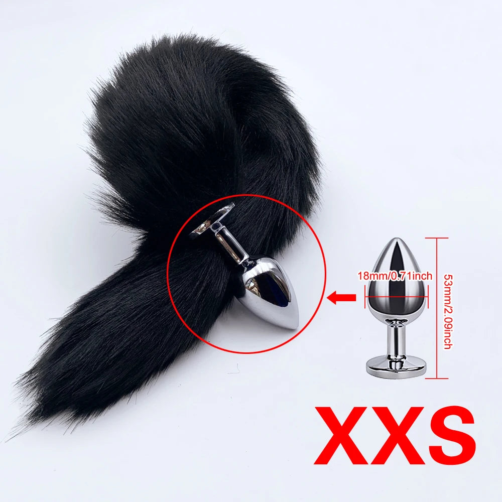 Stainless Steel Butt Plug with Rounded Tip – Hypoallergenic Metal Anal Toy for Beginners and Couples