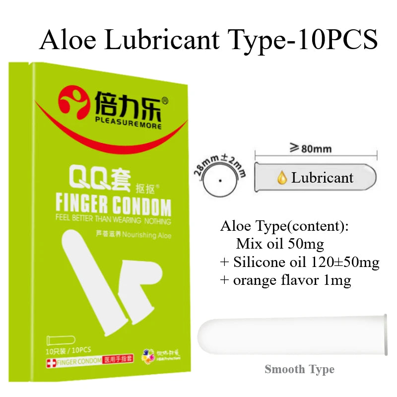 Clitoris Stimulate Finger Condoms for Women Vaginal Lesbian Sex Toys Finger Sleeves G Spot Massage Finger Cover Toys For Couples