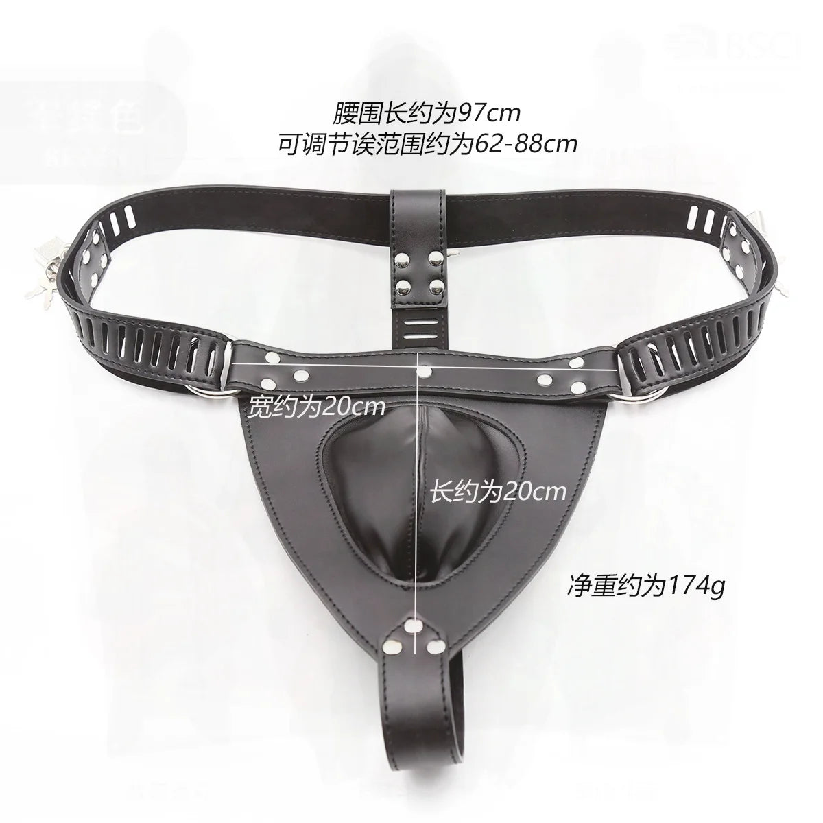 Men's PU Leather Chastity Shorts Factory Shop Sex Underwear Black Bound Performance Clothing for Adult Couples Flirting