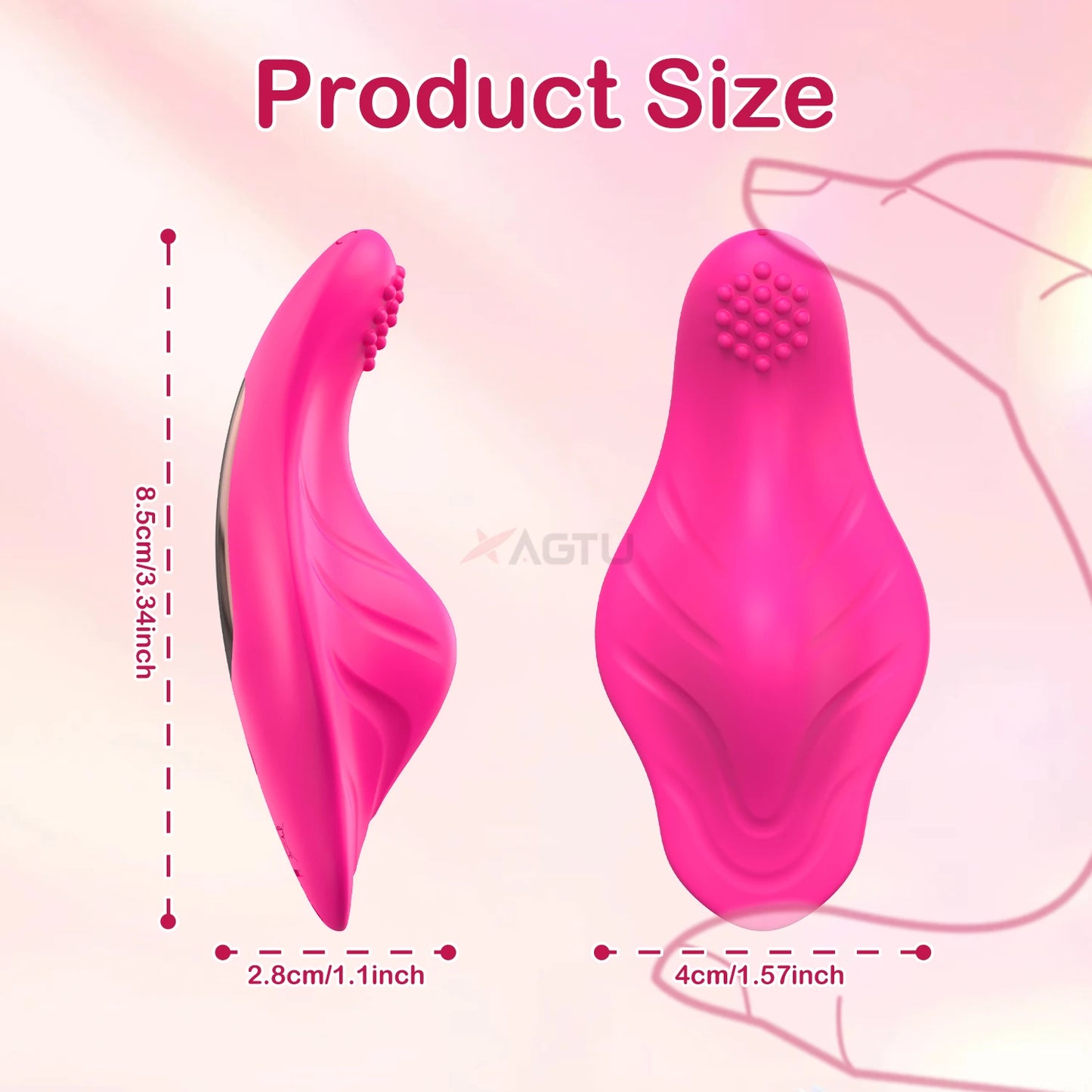 Wearable APP-Controlled Clitoral Vibrator – Panty Bullet Stimulator for G-Spot &amp; Vagina Pleasure