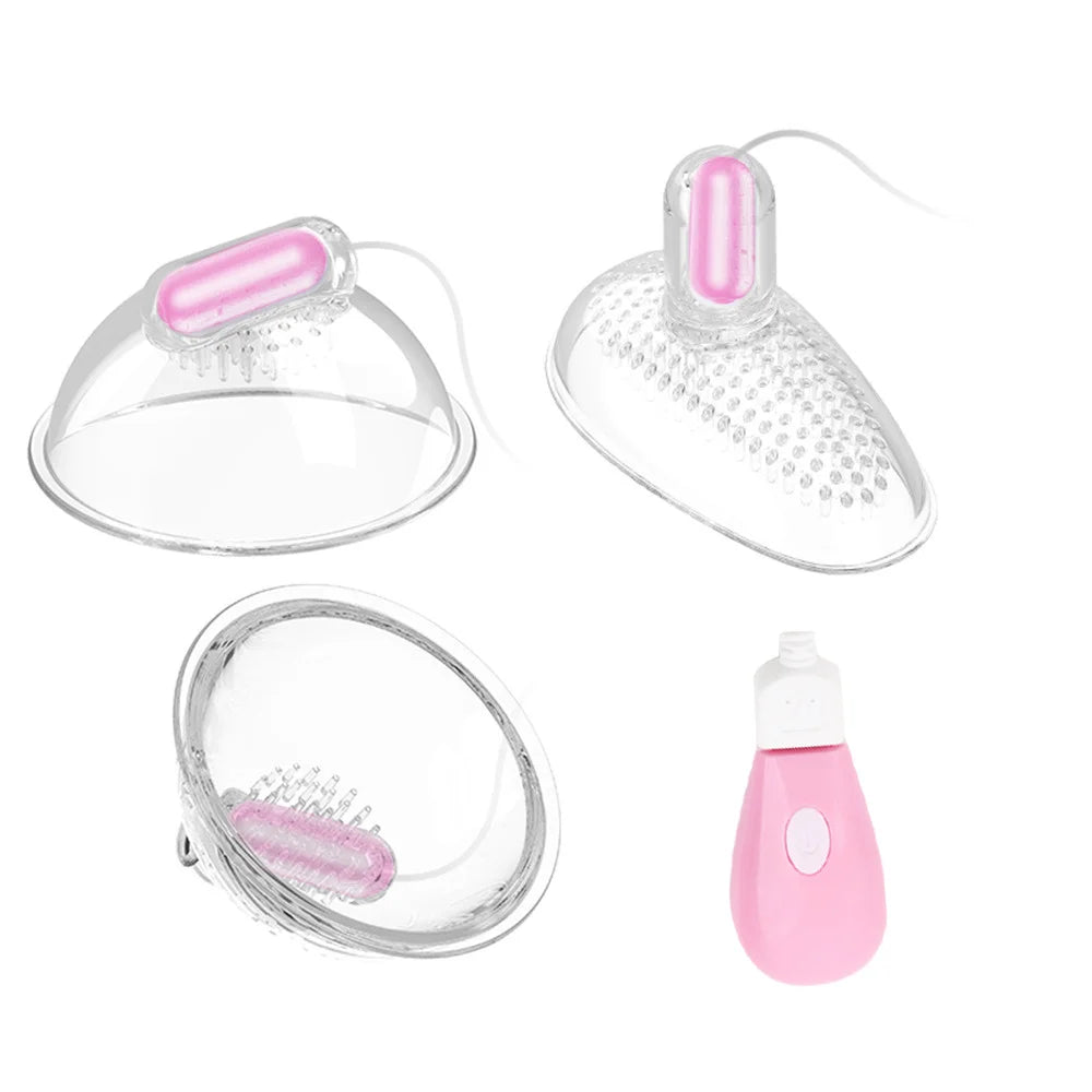 Nipple and Clitoral Stimulator – Vacuum Suction Vibrator for Breast Massage and Female Pleasure