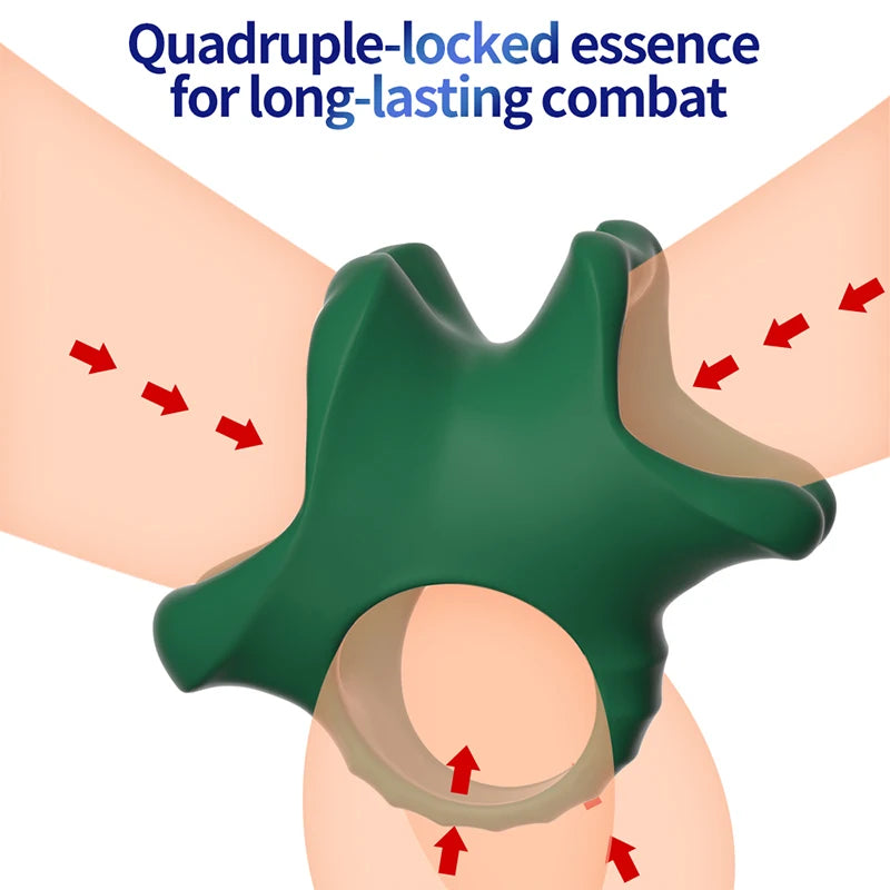 Silicone Scrotal Restraint Long Battle Ring Locking Ring Scrotal Bondage Male Locking Ring  Delay Cock Ring Sex Toys For Men Gay