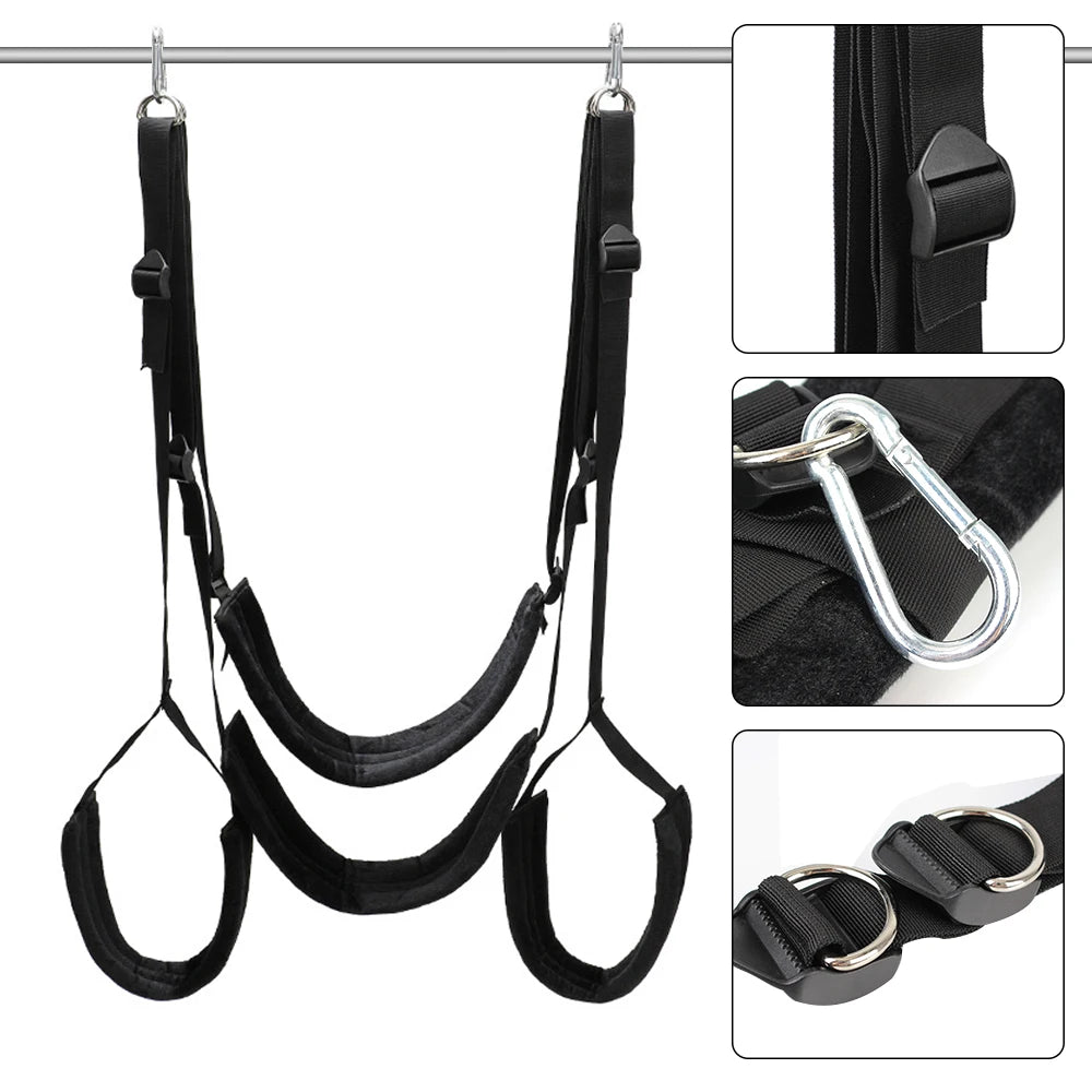 Adjustable Sex Swing Strap – Intimate Position Enhancer for Couples, Durable Webbing Bondage Belt for Bedroom Play
