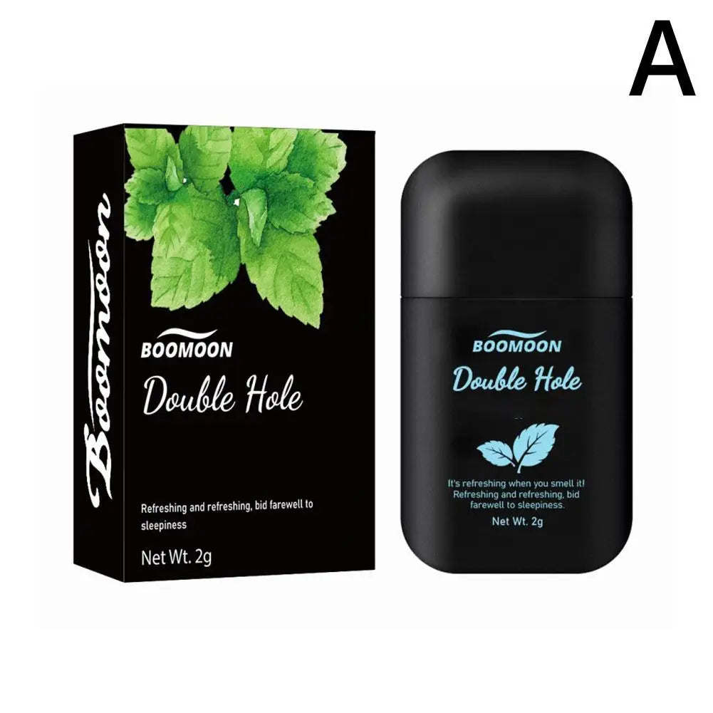 New High-end Vital Refreshing Energizing Aromatherapy Nasal Inhaler Fruit Style Essential Oils Boost Work Focus & Energy Men Women