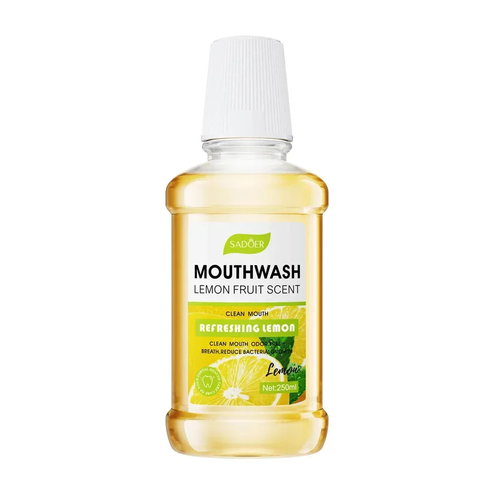 Baking Soda Mouthwash – Peach Flavor | Teeth Whitening and Long-Lasting Fresh Breath