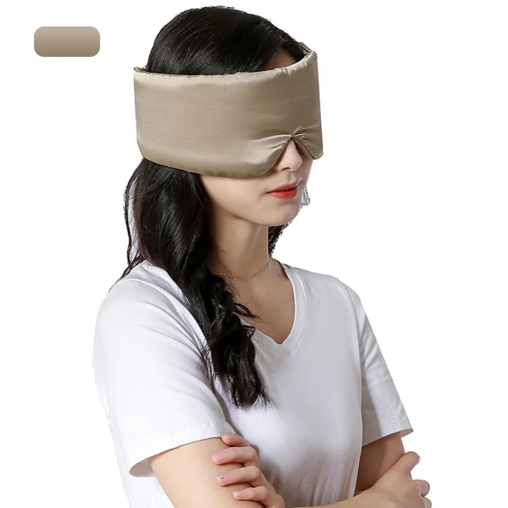 Midnight Caress – Mulberry Silk Sleep Veil - Adjustable