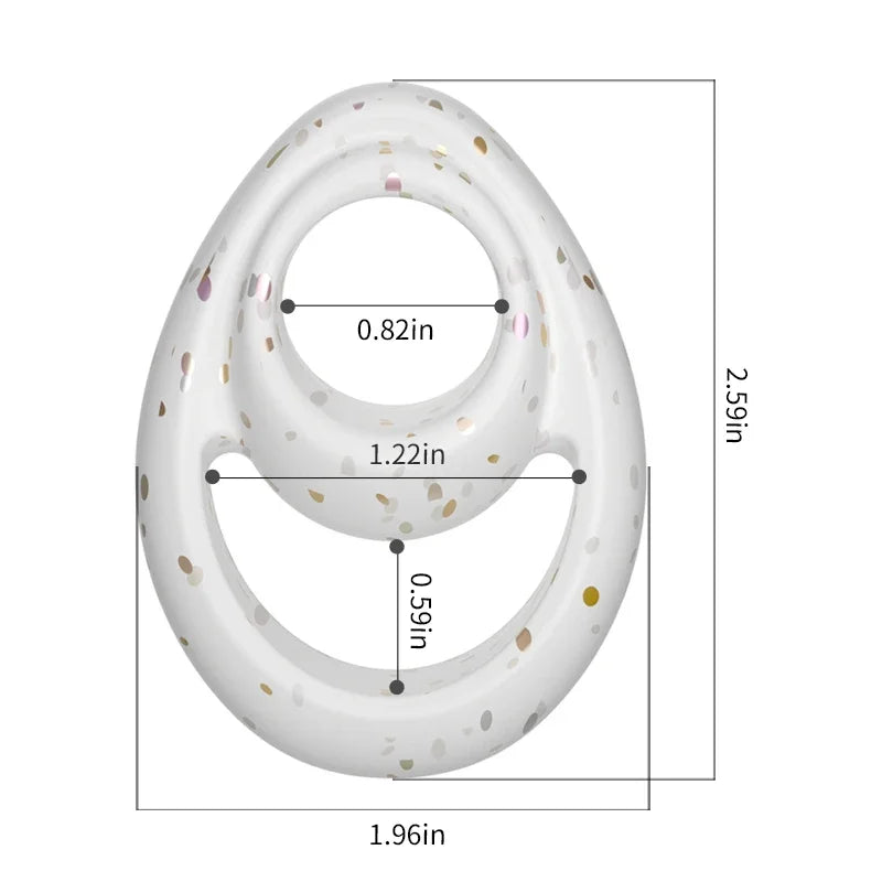 Silicone Cock Penis Ring Testis Restraint Erection Lasting Time Delay Ejaculation Ball Stretcher Sex Toy For Men Semen Lock Ring
