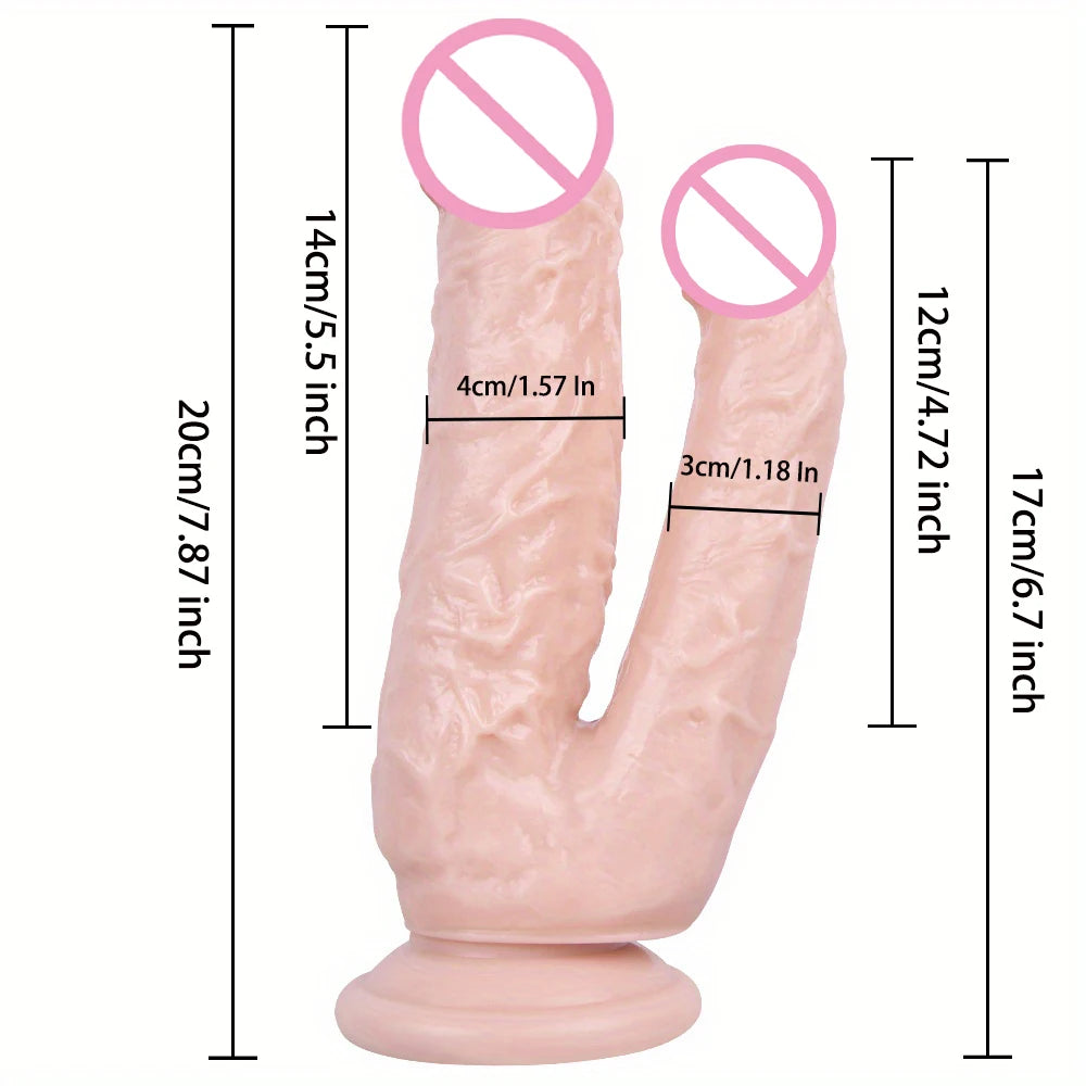 Dual Ecstasy — Double Penetration Dildo for Intense Pleasure