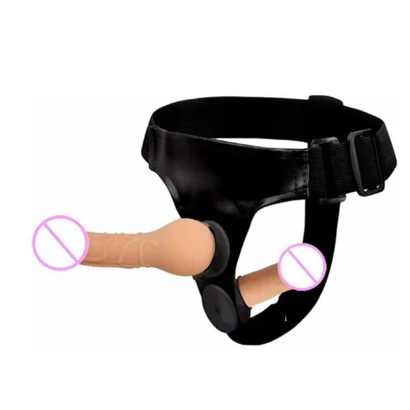 For Lesbian Women Erotic Toys Leather Wearable Strapon Penis G Spot Stimulator Adult Sex Toys Strap on Dildos Pants Sex Toy