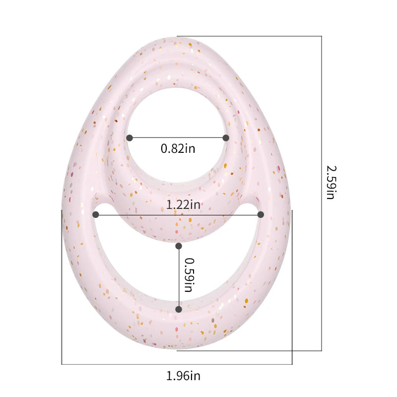 Silicone Cock Penis Ring Testis Restraint Erection Lasting Time Delay Ejaculation Ball Stretcher Sex Toy For Men Semen Lock Ring