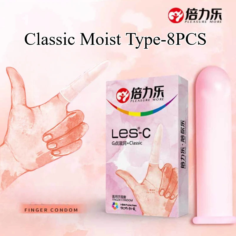 Clitoris Stimulate Finger Condoms for Women Vaginal Lesbian Sex Toys Finger Sleeves G Spot Massage Finger Cover Toys For Couples