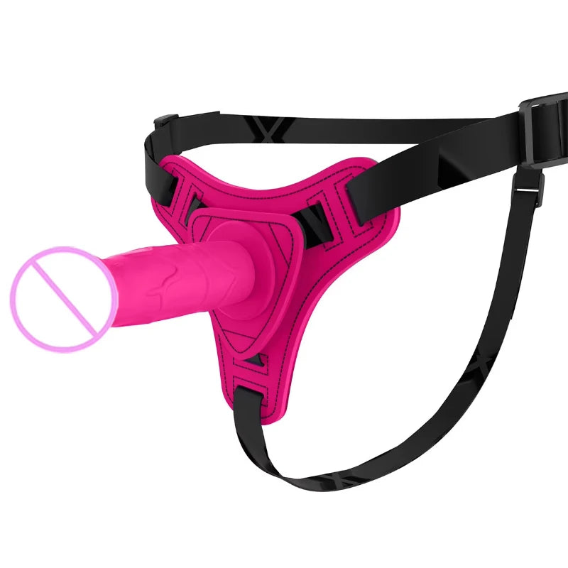 For Lesbian Women Erotic Toys Leather Wearable Strapon Penis G Spot Stimulator Adult Sex Toys Strap on Dildos Pants Sex Toy