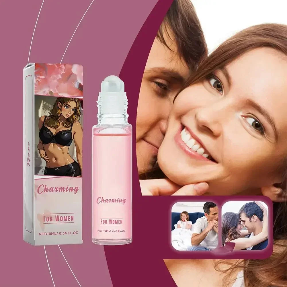 Roller Perfume – Rose Scent | Unisex Long-Lasting Attraction Fragrance