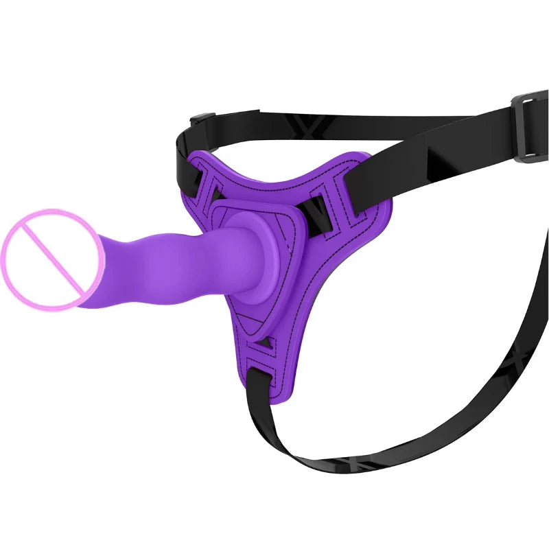 For Lesbian Women Erotic Toys Leather Wearable Strapon Penis G Spot Stimulator Adult Sex Toys Strap on Dildos Pants Sex Toy