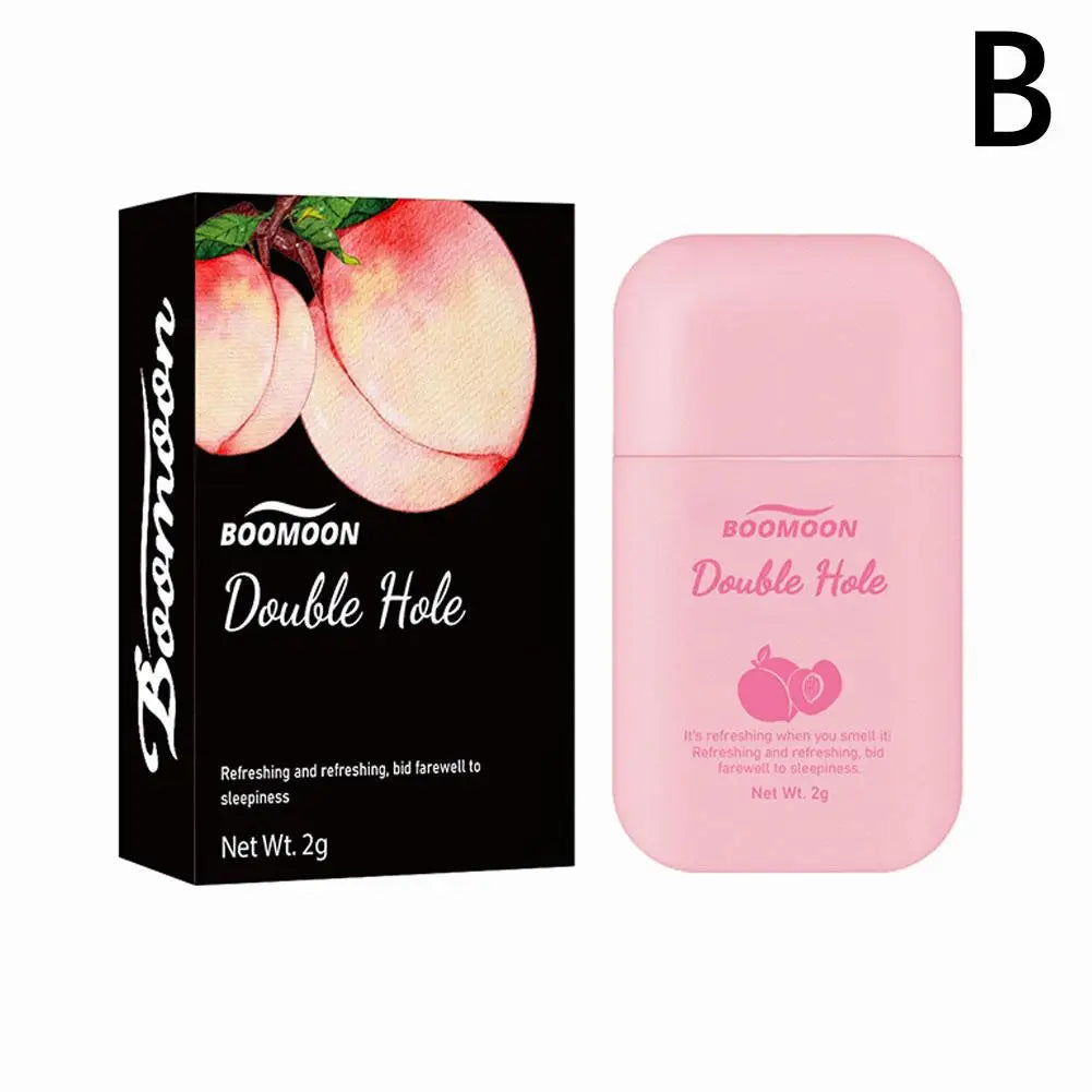 New High-end Vital Refreshing Energizing Aromatherapy Nasal Inhaler Fruit Style Essential Oils Boost Work Focus & Energy Men Women