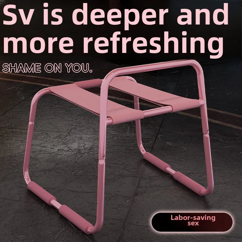 SM Sex Chair for Couples | Erotic Bondage Training Chair | Adjustable Love Seat Adult Furniture Sex Tools