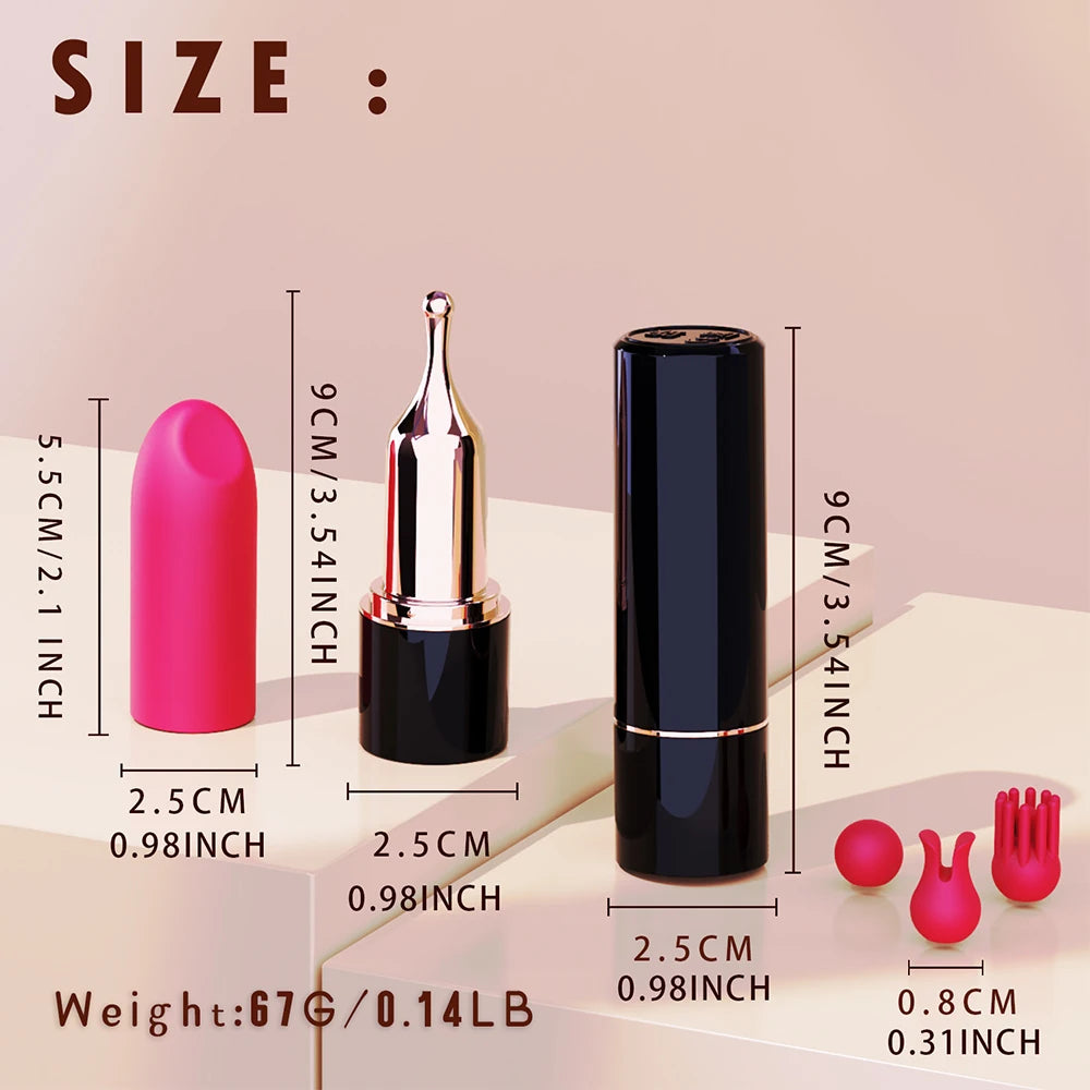 Bullet Vibrator for Women Mini Size Vagina Vibrator Clitoris Nipples Stimulator Lipstick Female Masturbation Sex Toy for Women
