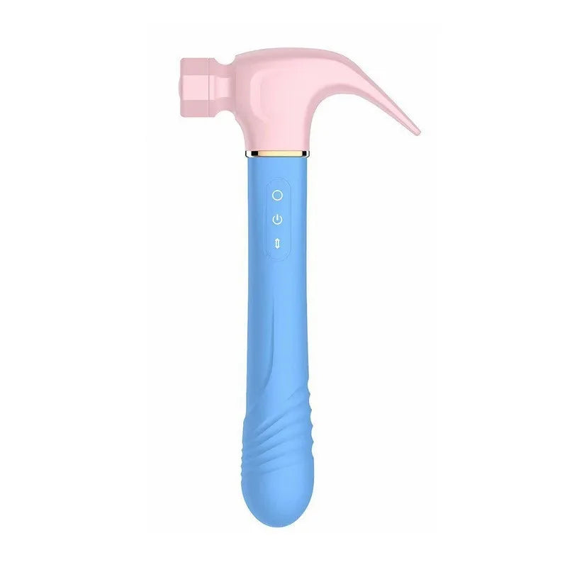 Hammer Vibrator Multifunctional G Spot Stimulation Sex Machine Telescopic Dildo Vaginal Massage Clit Sucking Female Masturbator