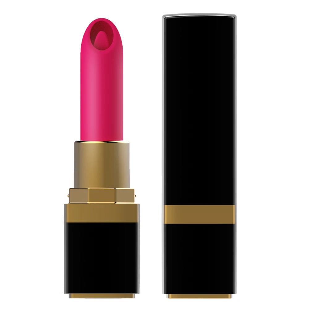 Mini Bullet Lipstick Vibrator – Discreet G-Spot &amp; Clitoral Stimulator with 10 Vibration Modes, USB Rechargeable, Waterproof