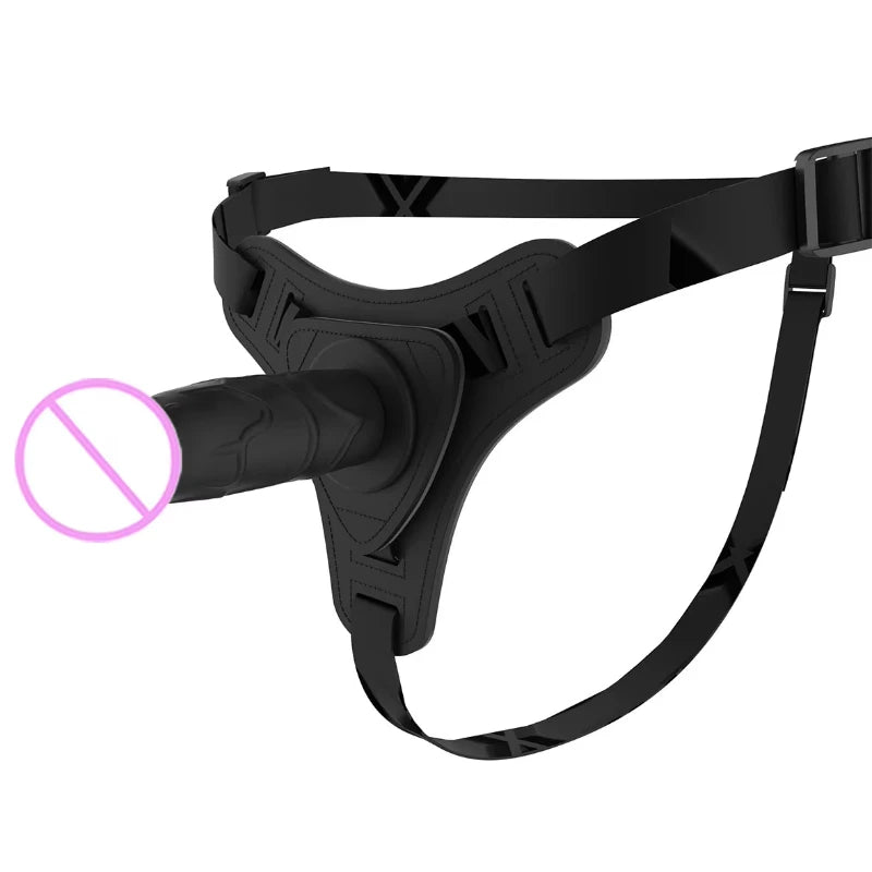 For Lesbian Women Erotic Toys Leather Wearable Strapon Penis G Spot Stimulator Adult Sex Toys Strap on Dildos Pants Sex Toy