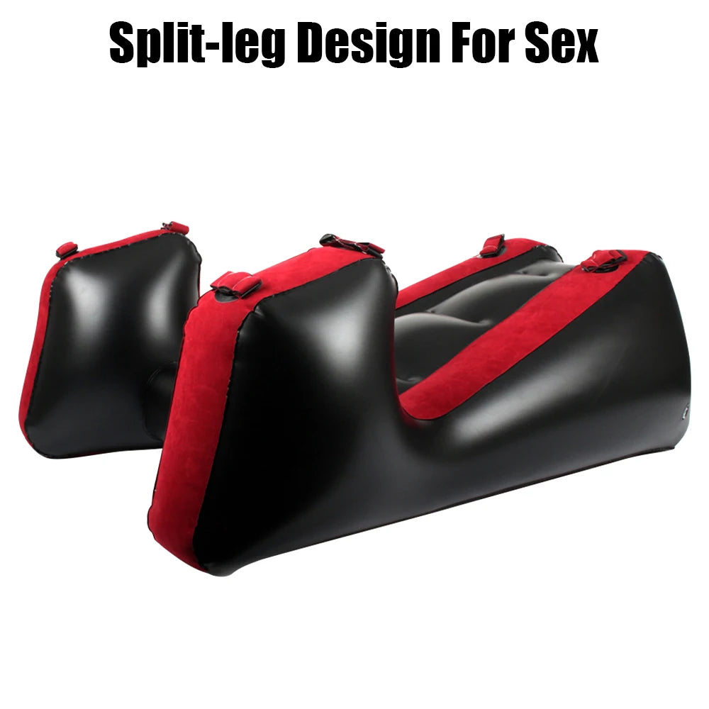 Inflatable Sex Furniture Set – Versatile Intimate Cushion with Flocking Fabric for Couples | Ergonomic Design for Multiple Positions