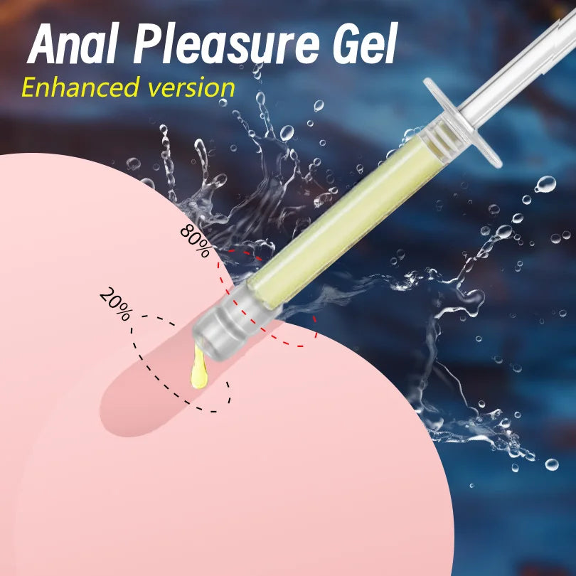Intensified Anal Euphoria Gel – Premium Edition | 3 Vials (3ml Each) | Water-Based Lubricant for Enhanced Anal Comfort and Pleasure