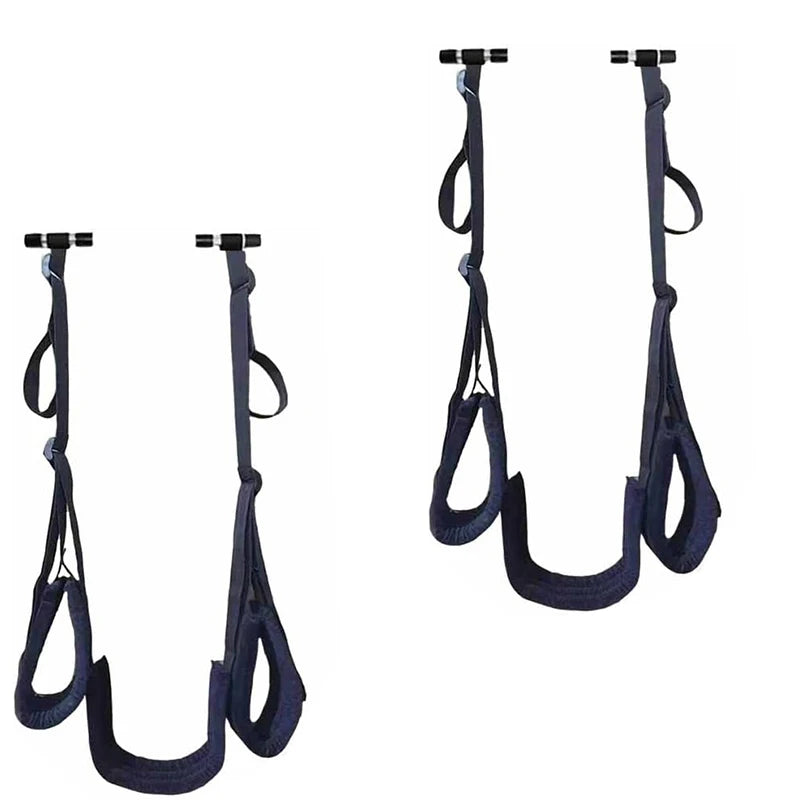 Adjustable Door Sex Swing with Padded Seat – Heavy-Duty BDSM Bondage Sling for Couples | Holds Up to 300 lbs | No-Drill Setup for Enhanced Comfort and Control