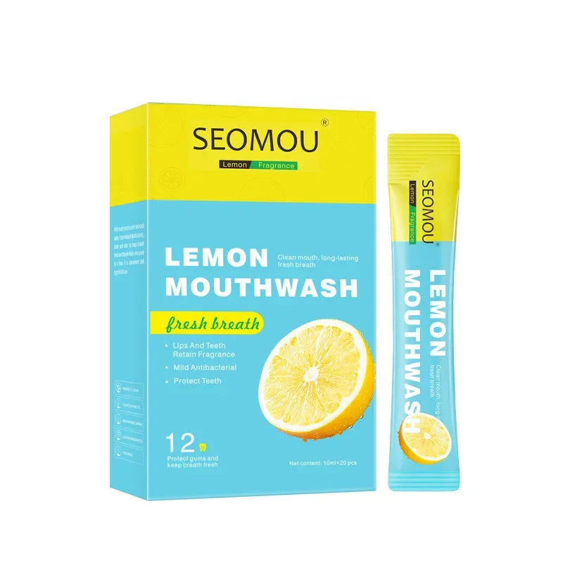 Baking Soda Mouthwash – Peach Flavor | Teeth Whitening and Long-Lasting Fresh Breath
