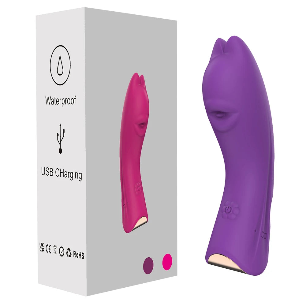 10-Speed Clitoral and G-Spot Finger Vibrator | Wearable Nipple Massager for Women and Couples