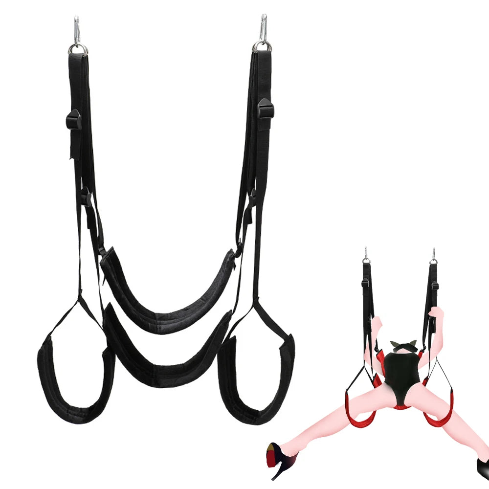 Adjustable Sex Swing Strap – Intimate Position Enhancer for Couples, Durable Webbing Bondage Belt for Bedroom Play