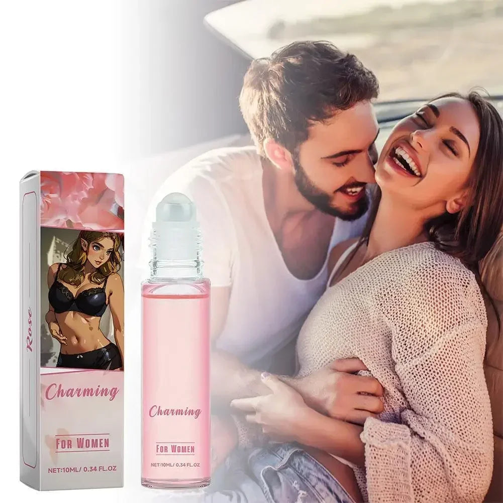 Roller Perfume – Rose Scent | Unisex Long-Lasting Attraction Fragrance