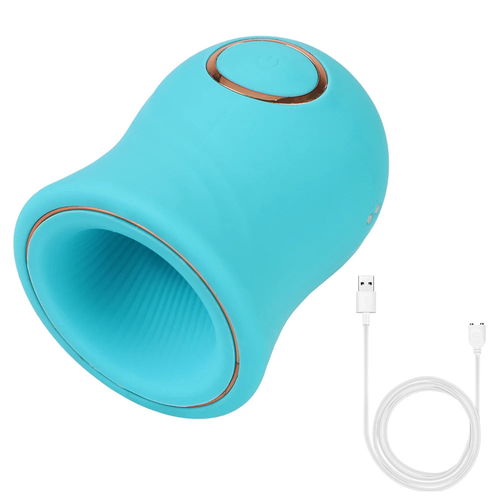Male Masturbator Penis Pump Vibrator For Men Glans Sucking Cock Exerciser Medical Delay Ejaculation Oral Blowjob Sex Toys Erotic