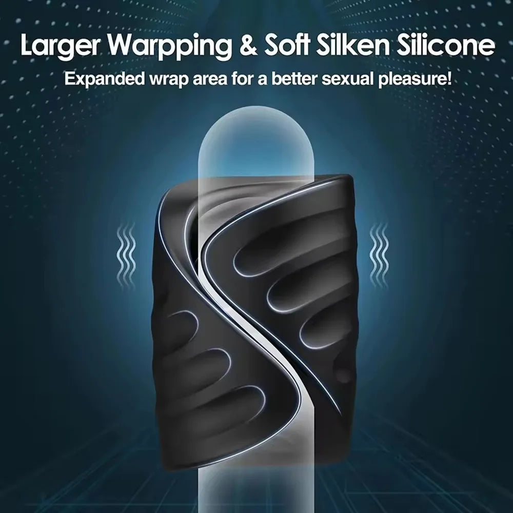 Male Masturbator Automatic Sucking Vibrator Blowjob Machine Pussy Penis Pump Masturbation Cup Trainer Adult Sex Toys for Men