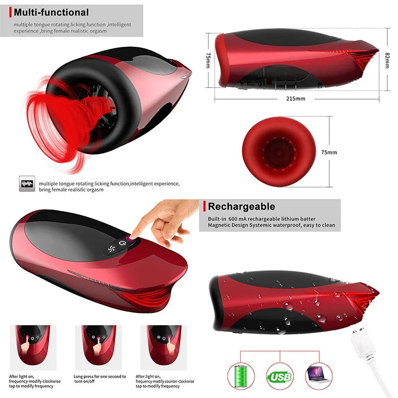 Rod Masturbator Man Flesh Cup Sexy Toys For Men Vibrating Magic Wand Automatic Vagina Industrial Vagina Sucking Mouth Toys