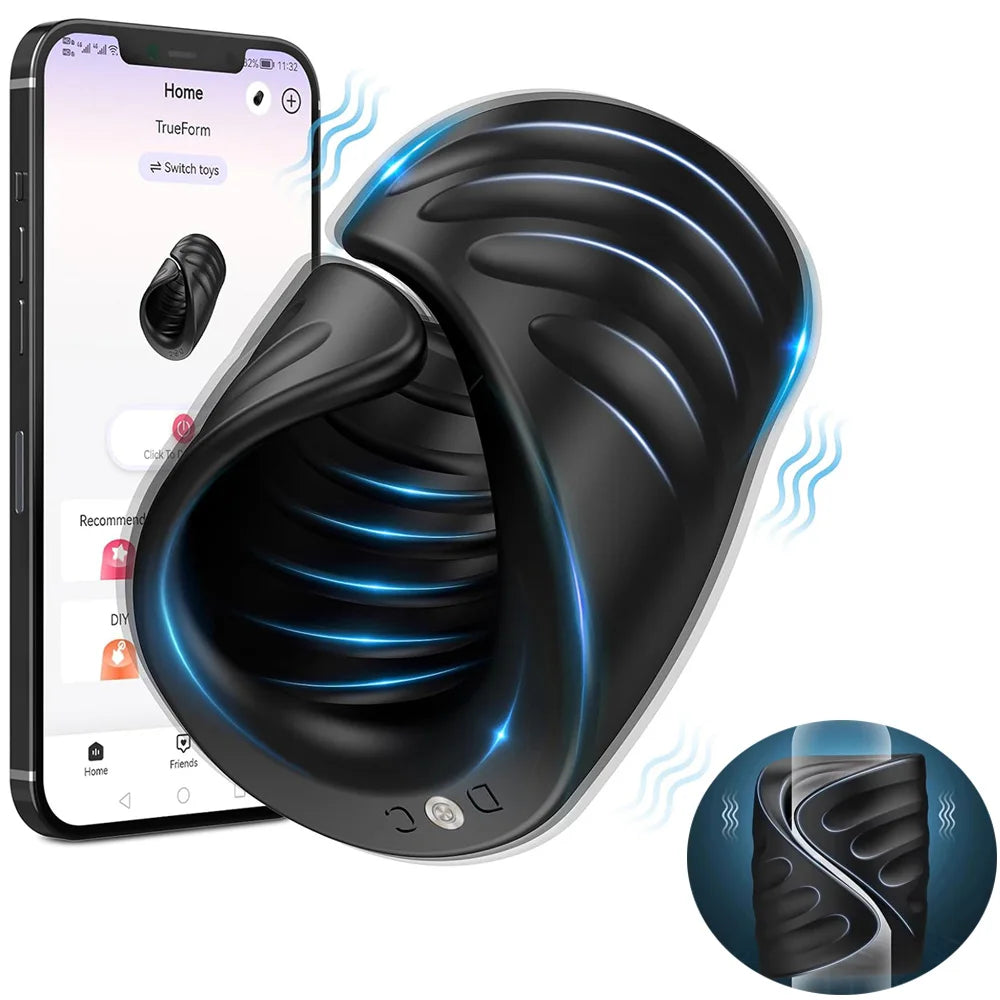 Male Masturbator Automatic Sucking Vibrator Blowjob Machine Pussy Penis Pump Masturbation Cup Trainer Adult Sex Toys for Men